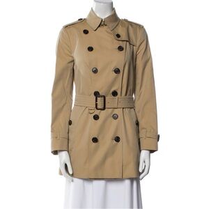 Burberry Beige Double-Breasted Trench Coat